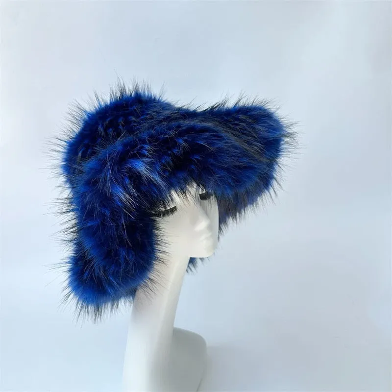 Luxury Color fur Hat