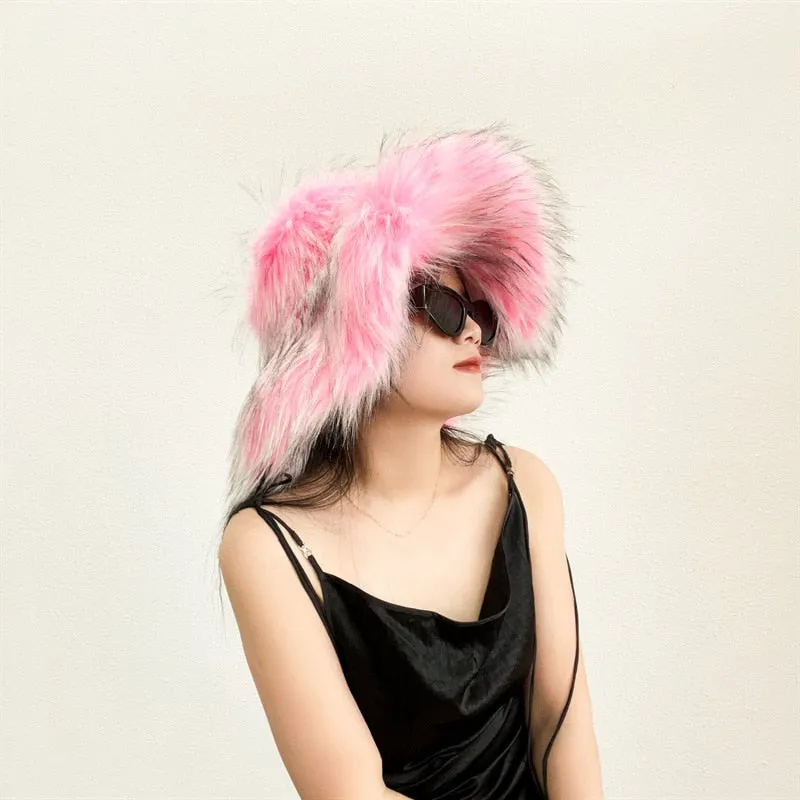 Luxury Color fur Hat