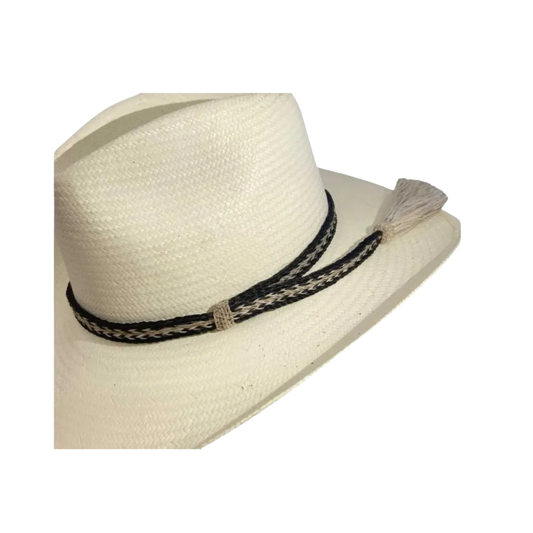 M&F Western Natural Braided FIve Strand Horse Hair Hat Band