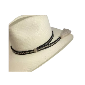 M&F Western Natural Braided FIve Strand Horse Hair Hat Band