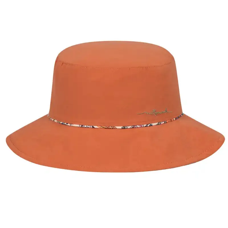 Millymook Girls Reversible Ponytail Hat - Amber
