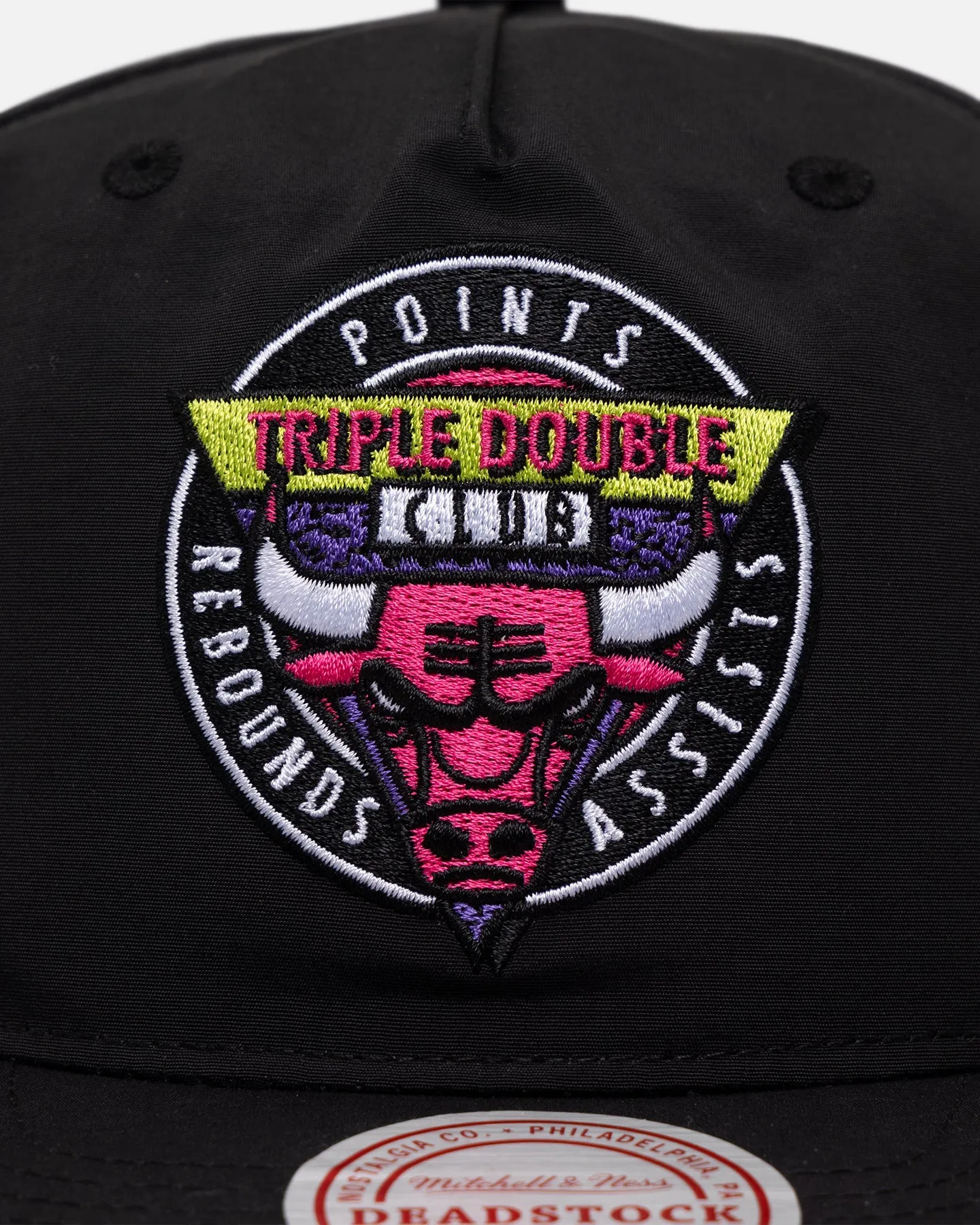 Mitchell & Ness Chicago Bulls Triple Double Origin Snapback Black