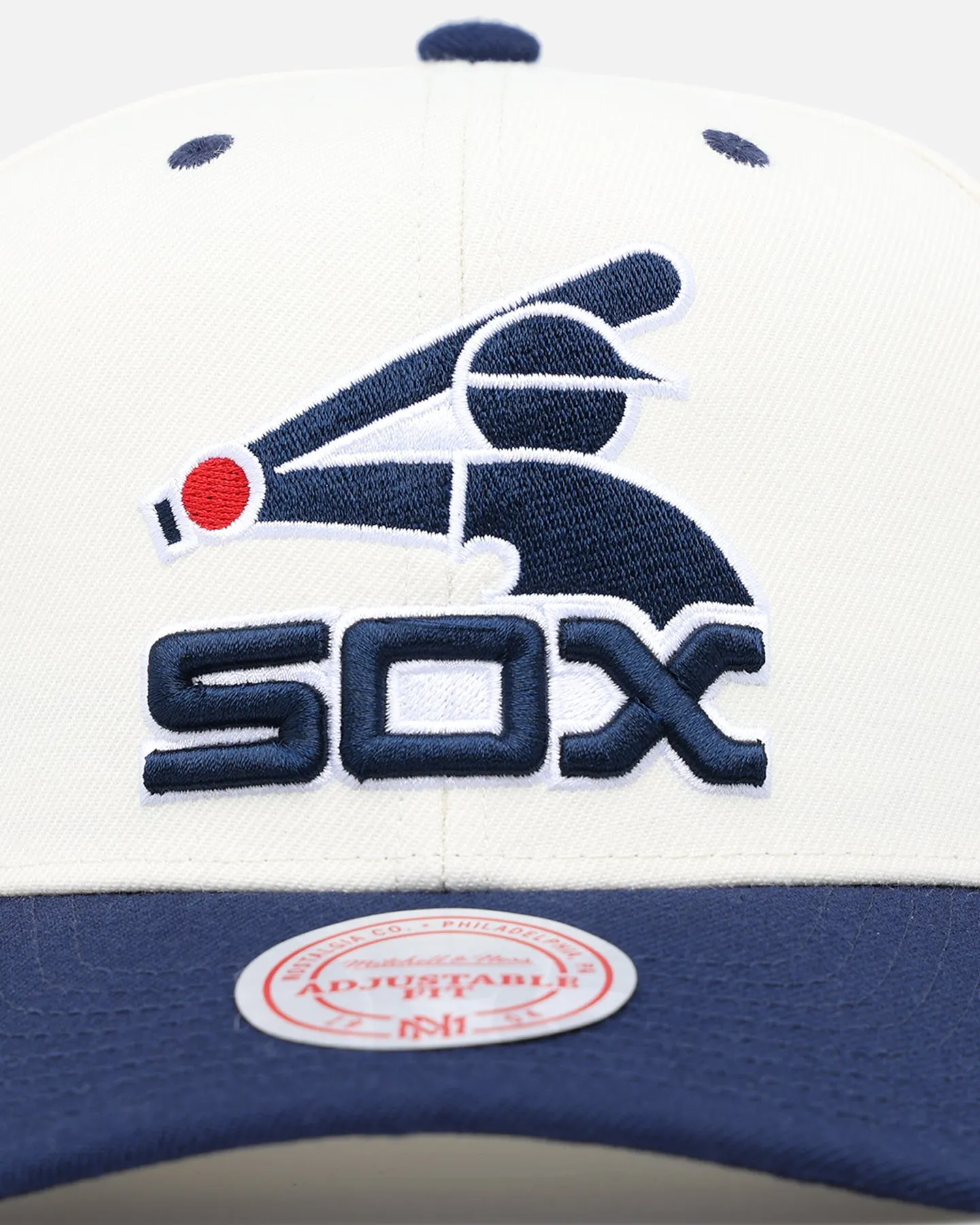 Mitchell & Ness Chicago White Sox Go Team Go Snapback White Cream/Black