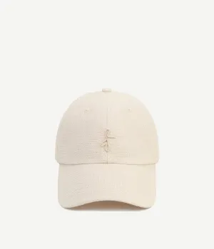 Monogram Embellished Baseball Cap