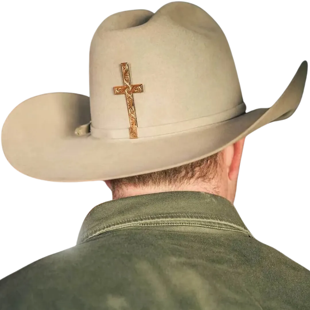 Montana Men's Silversmiths Flourishing Faith Hat Cross Accessory