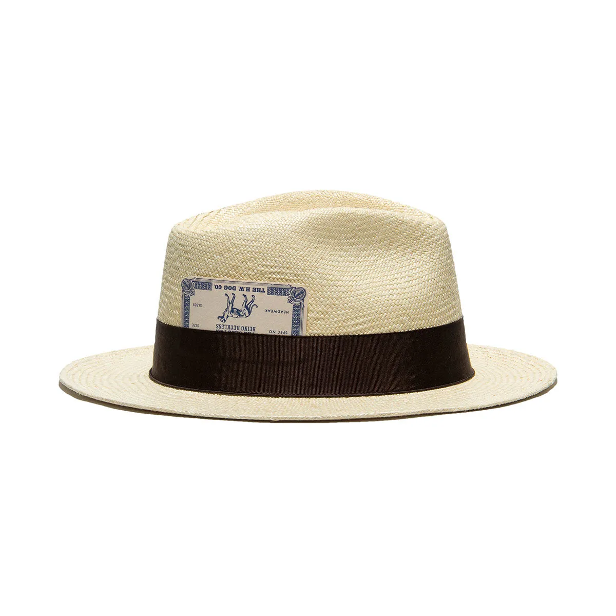 N PANAMA HAT SHORT - Natural