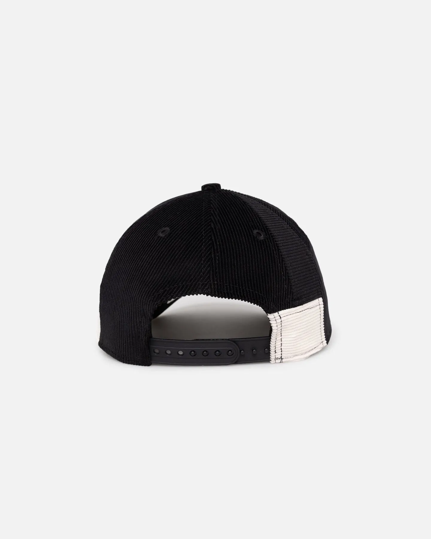 New Era Las Vegas Raiders 'Patchwork Corduroy' 9FORTY A-Frame Snapback Black/Cream