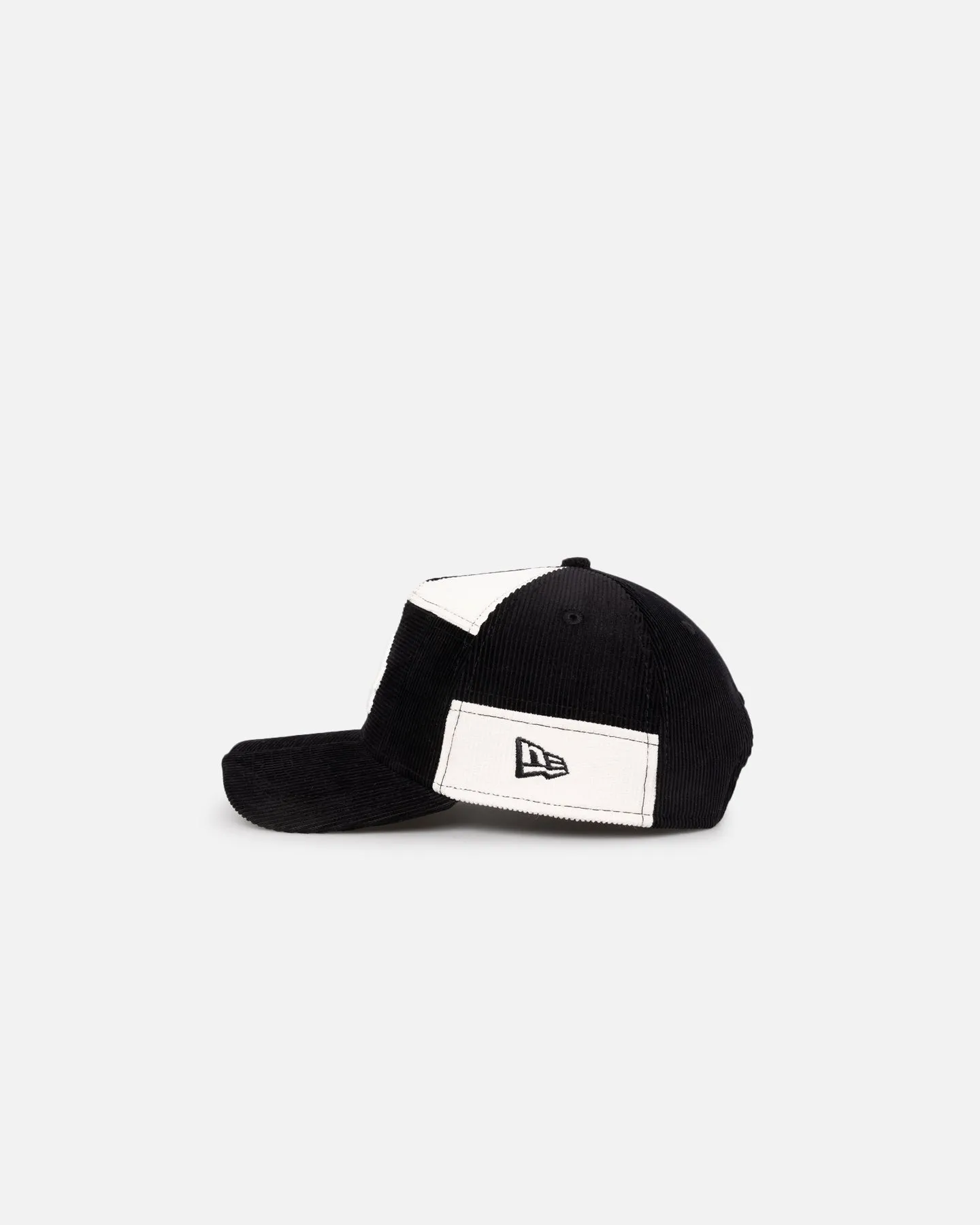 New Era Los Angeles Dodgers 'Patchwork Corduroy' 9FORTY A-Frame Snapback Black/Cream