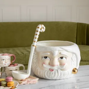 Papa Noel Punch Bowl with Ladle