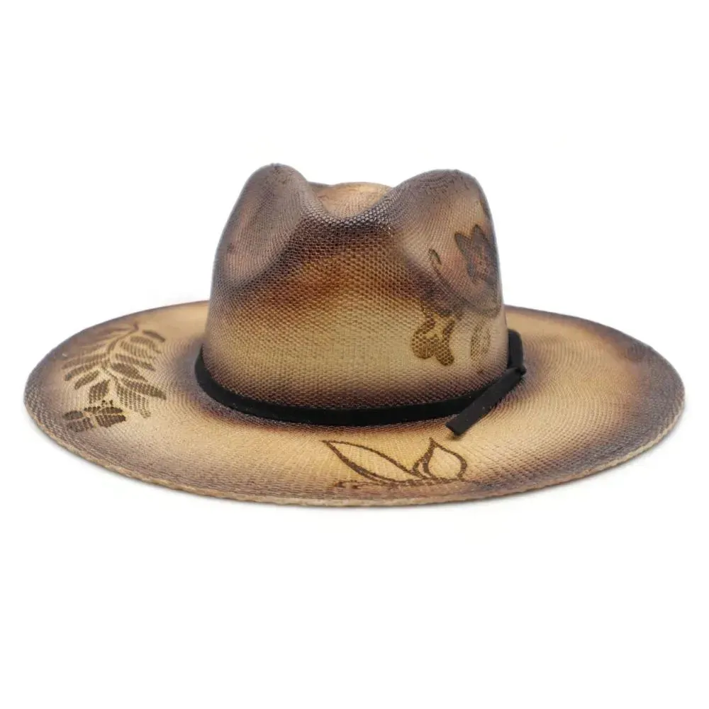 Peter Grimm Pueblo - Wide Brim Straw Cowgirl Hat