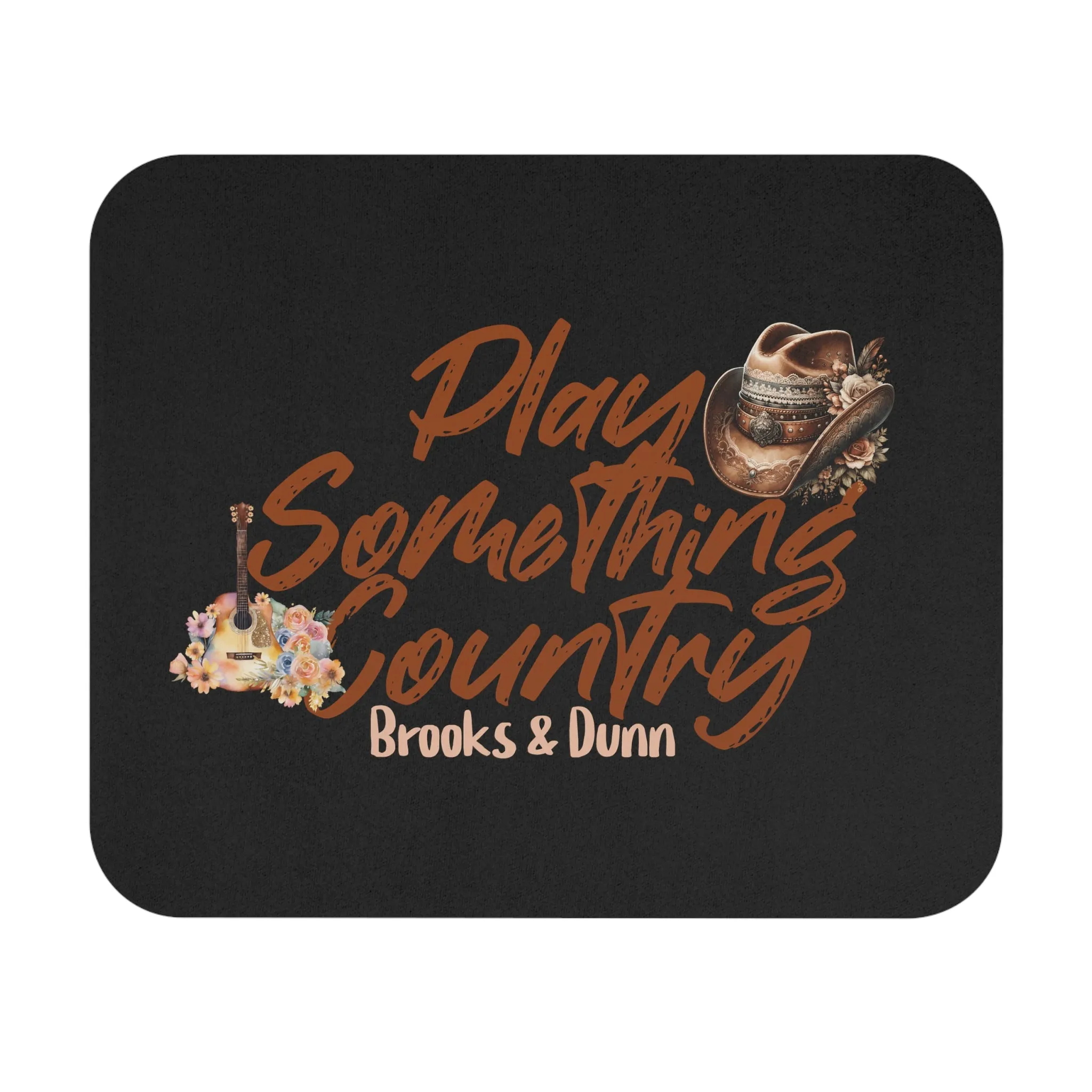 Play something country song lyric inspired Mouse Pad, Country Music mouse pad