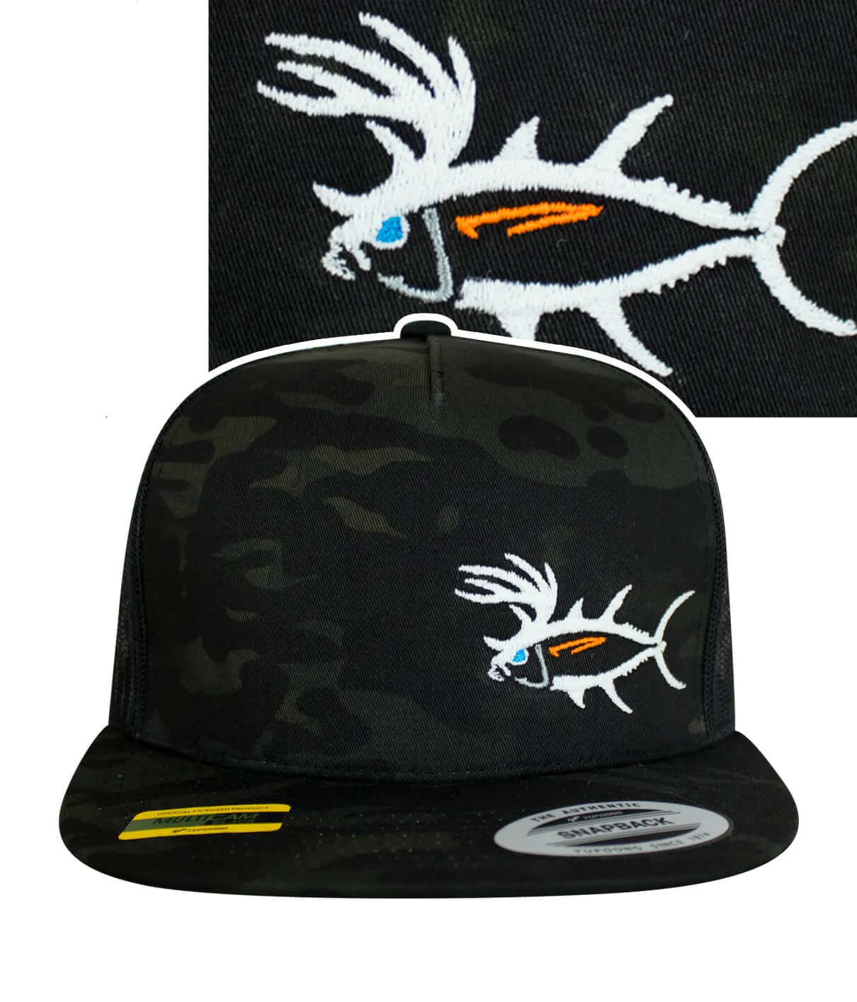 "Buck-Eye LP" Evening Glow Unisex Snapback Trucker Hat