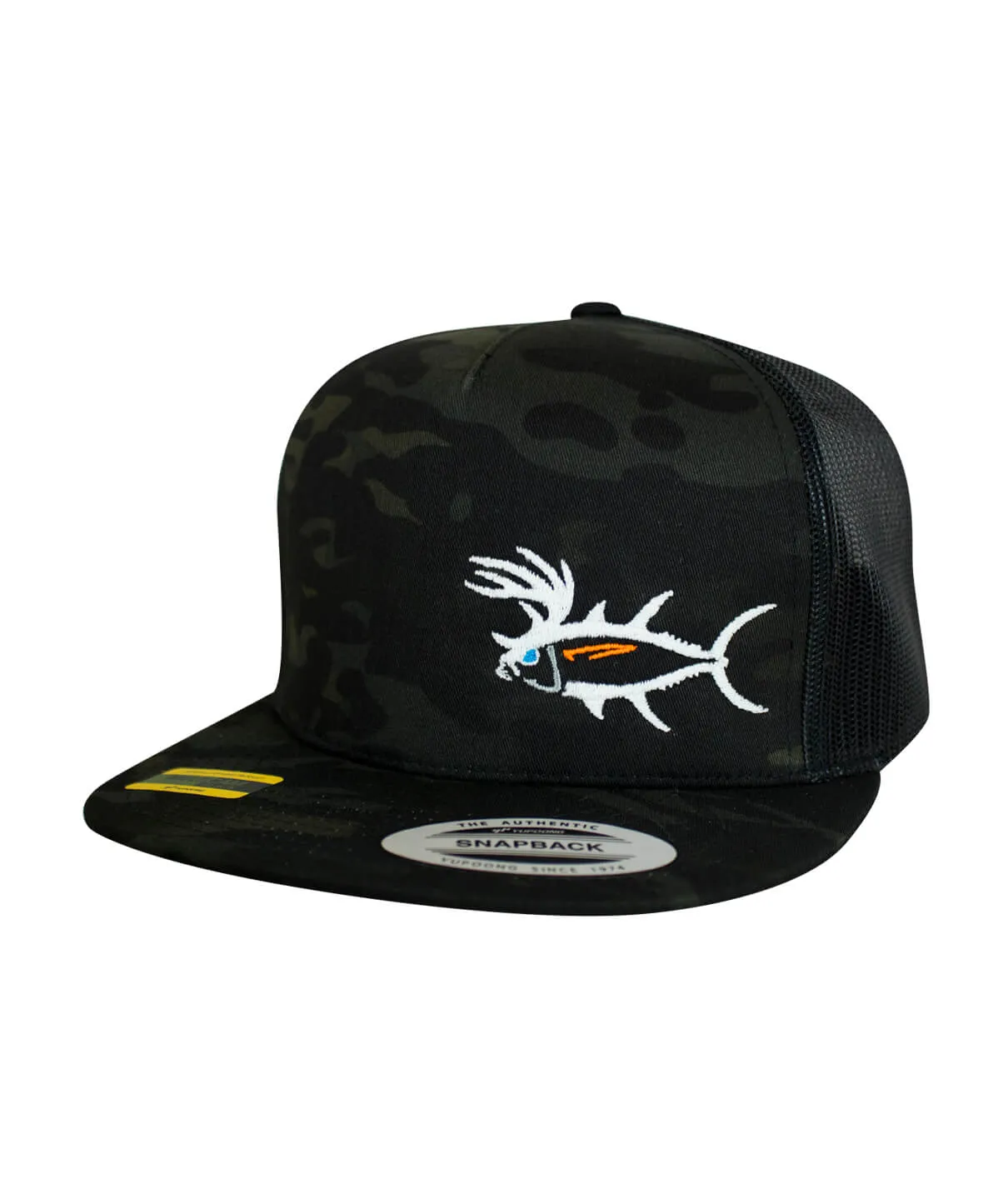 "Buck-Eye LP" Evening Glow Unisex Snapback Trucker Hat