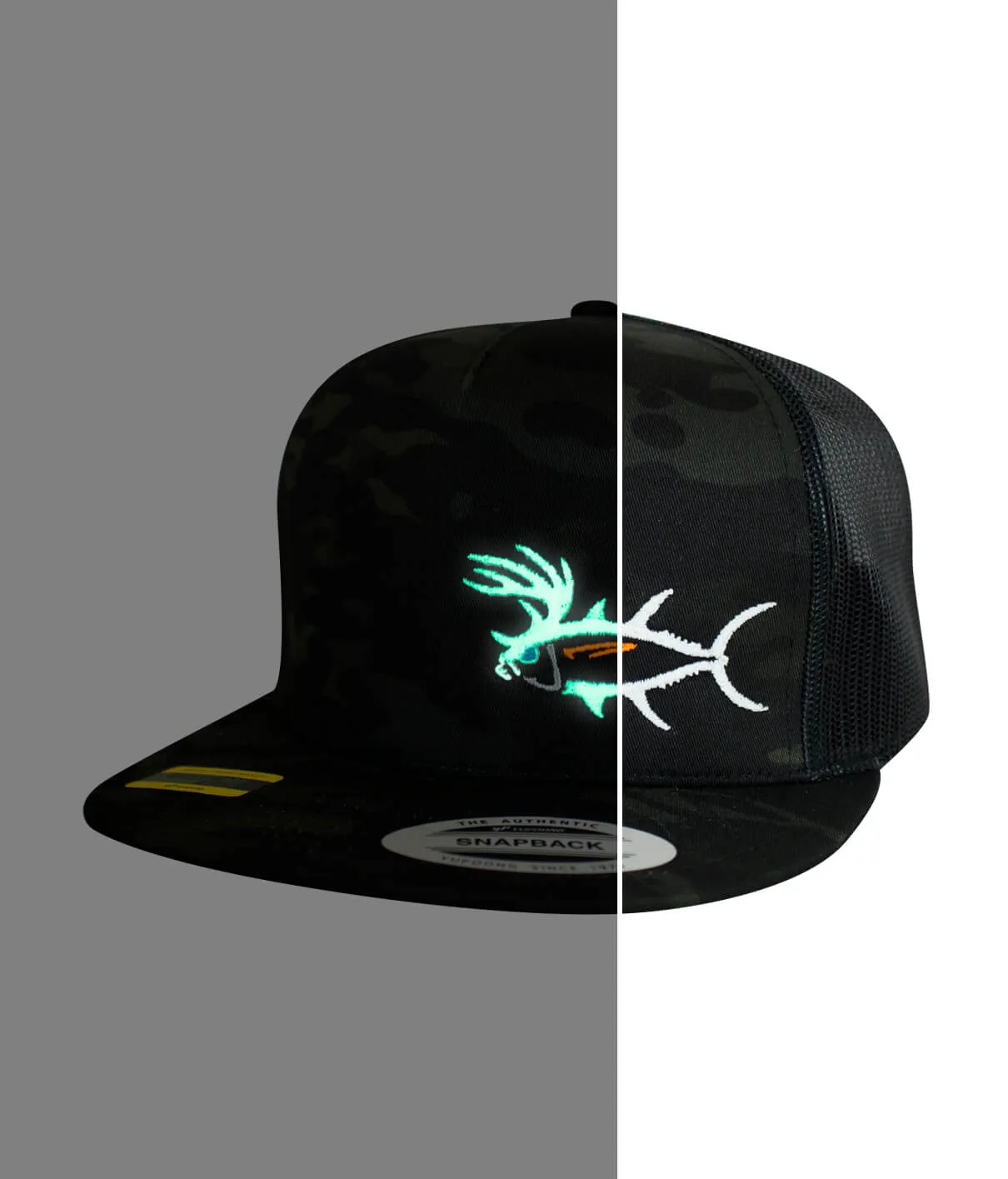 "Buck-Eye LP" Evening Glow Unisex Snapback Trucker Hat