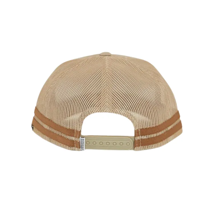 Ringers Western Signature Bull Flag Trucker - Dark Sand