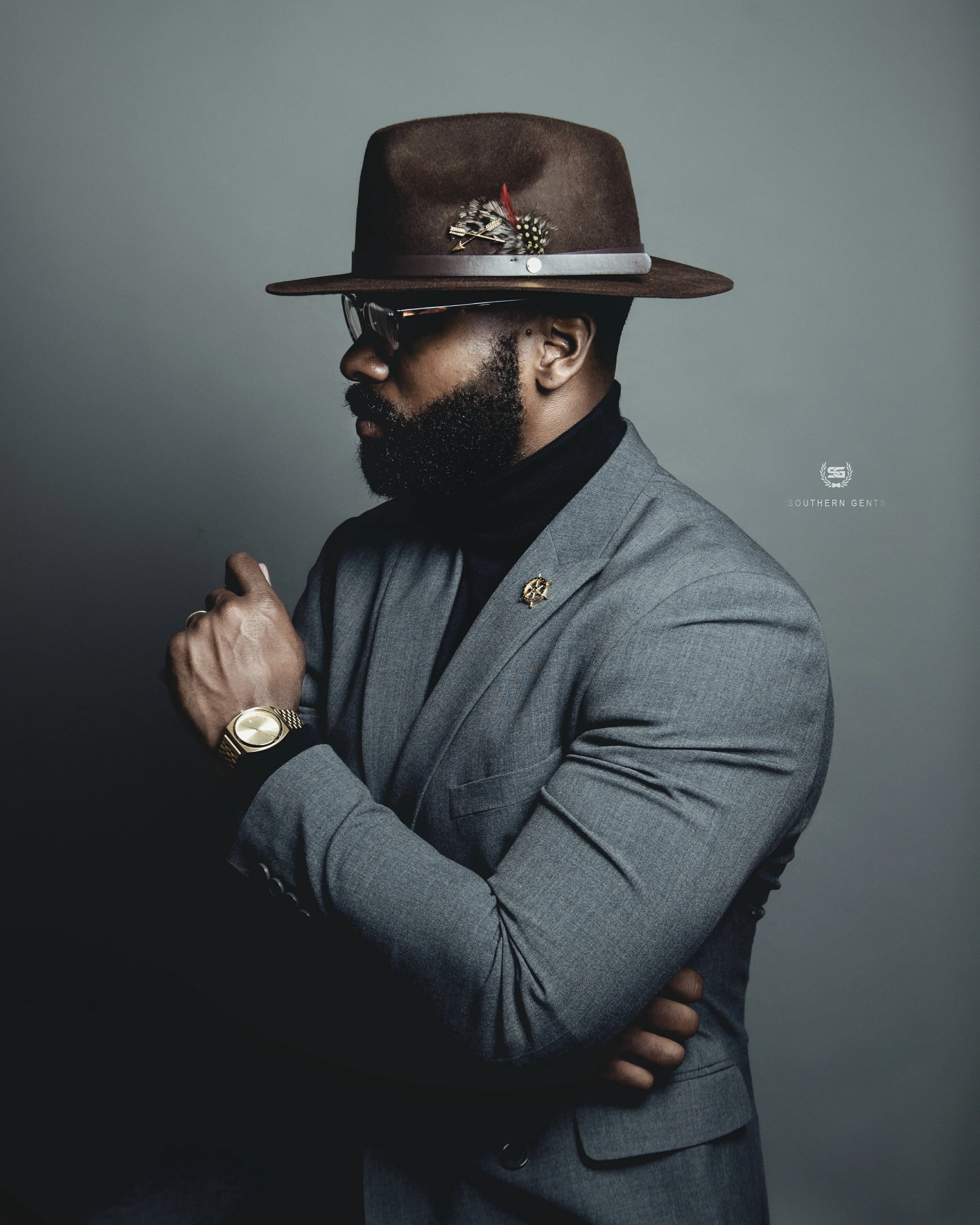 SG Geoffery Fedora Hat – Brown
