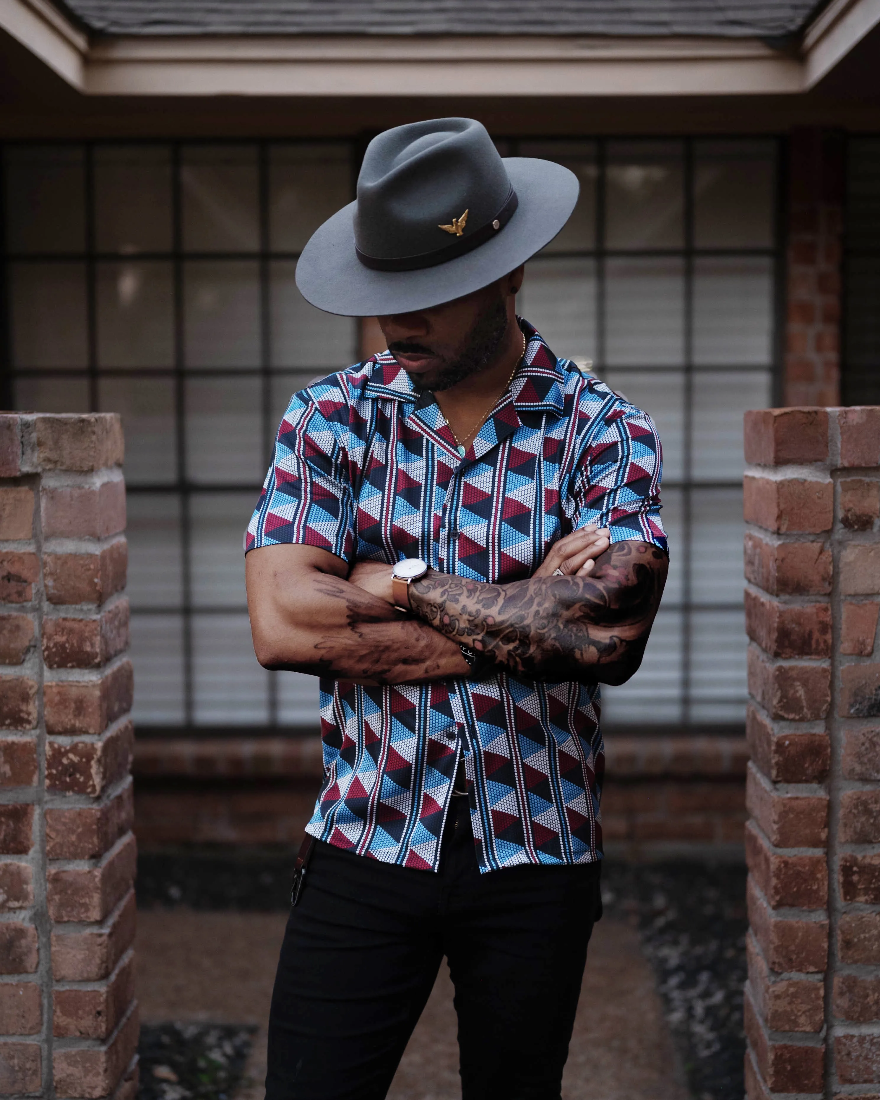 SG Geoffery Fedora Hat – Dark Grey
