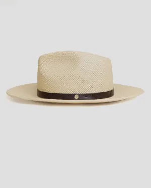 SG Geoffery Straw Fedora Hat – Natural