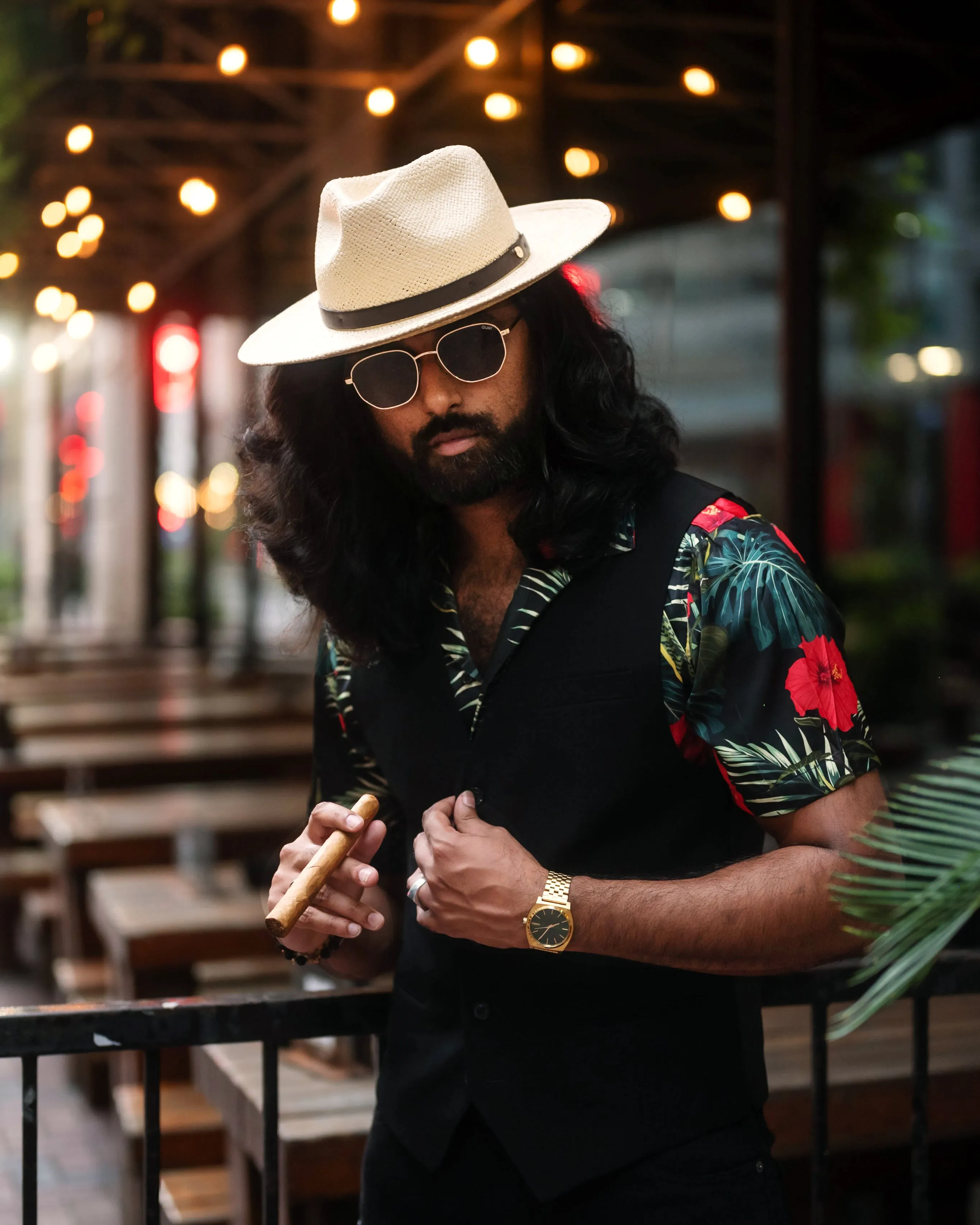 SG Geoffery Straw Fedora Hat – Natural
