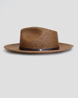 SG Geoffery Straw Fedora Hat – Toffee