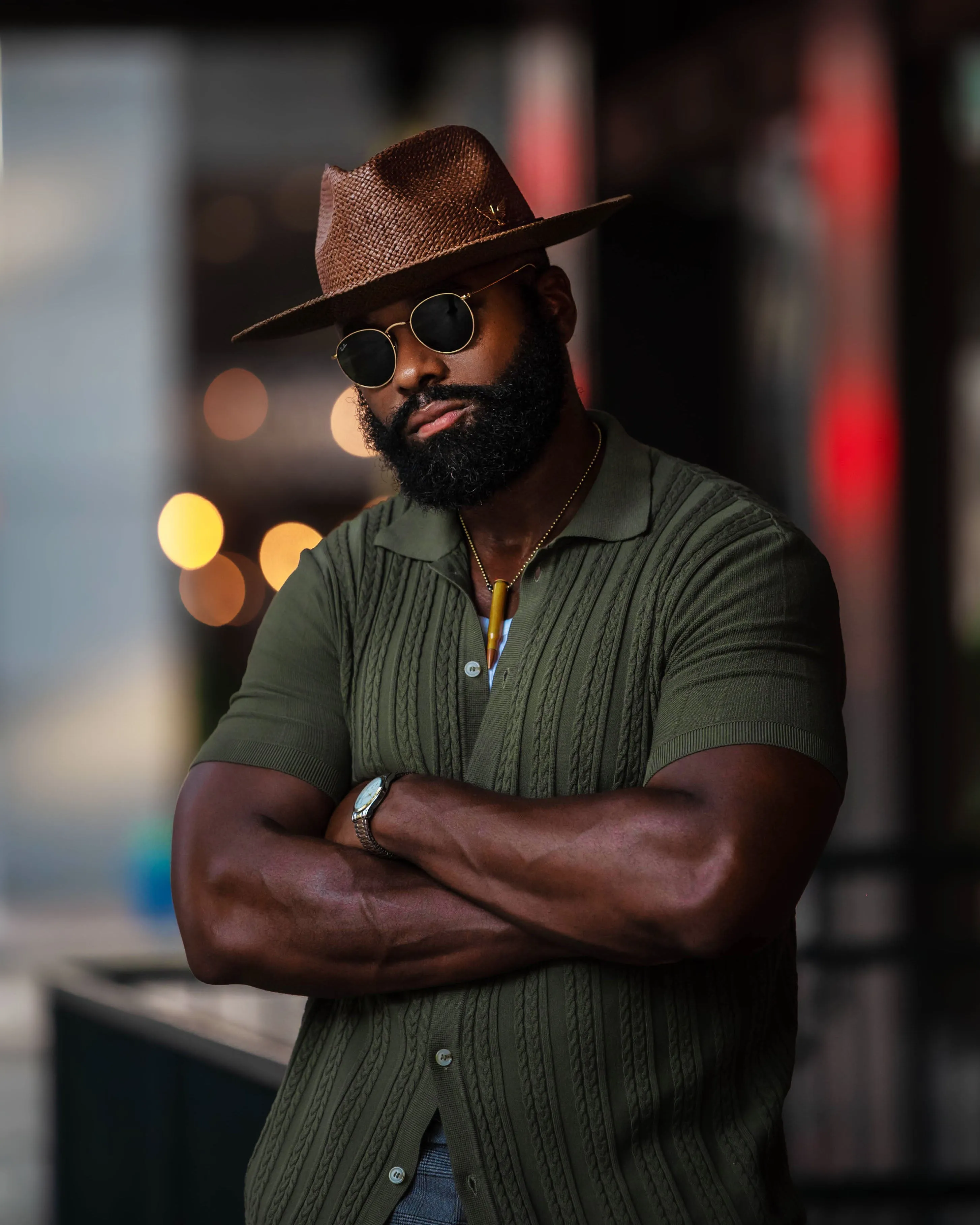SG Geoffery Straw Fedora Hat – Toffee