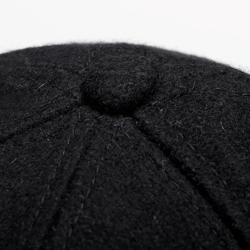 Solid Wool Baseball Cap
