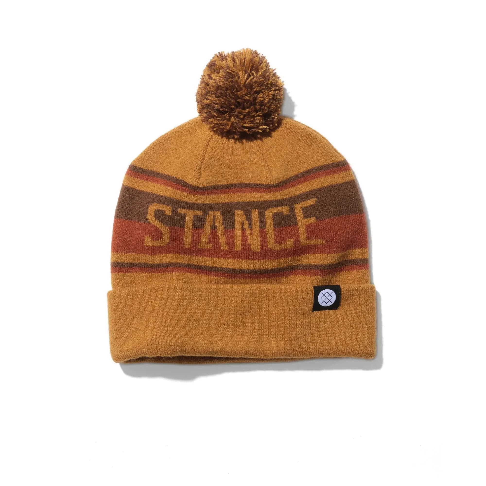Stance OG Pom Beanie Tobacco