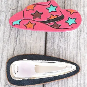 Star Cowboy Hat Hair Clip