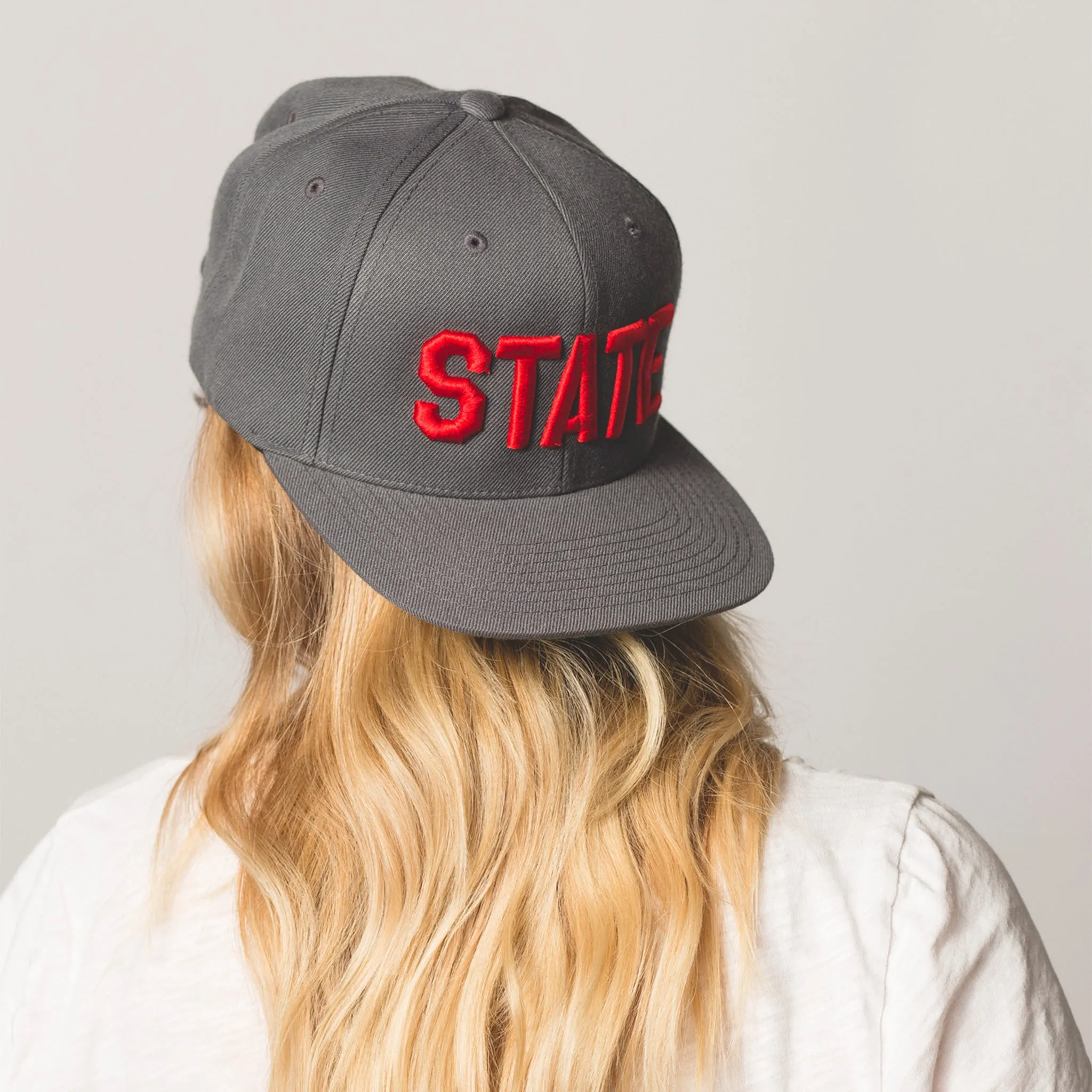 STATE Flat Bill Snapback Hat
