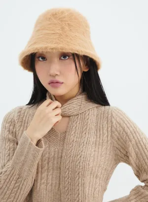 Textured Bucket Hat IN317