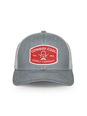 The Buckle Hat- Heather Grey- Cowboy Cool