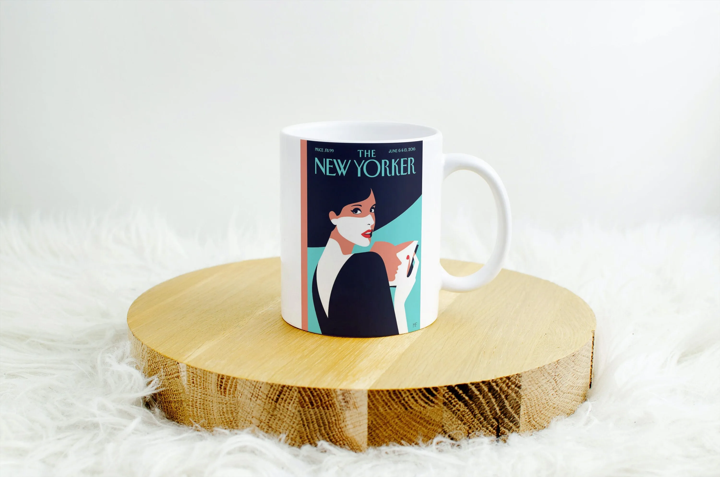 The New Yorker Lady Wearing Hat Page Turner June 2016 Edition PRINTABLE ART, The New Yorker Magazine Print, Trendy Magazine Art, Glam Decor