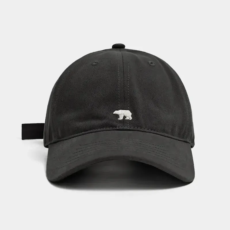 Unisex Cartoon Bear Embroidery Baseball Cap Men Women Soft Cotton Hip Hop Snapback Caps Unisex Sports Dad Trucker Sun Visor Hat