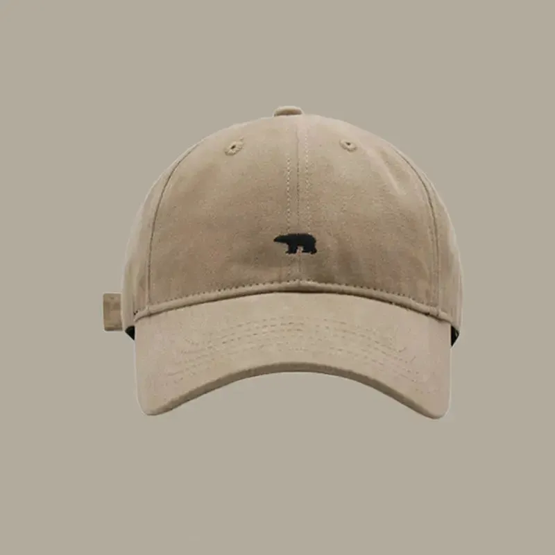 Unisex Cartoon Bear Embroidery Baseball Cap Men Women Soft Cotton Hip Hop Snapback Caps Unisex Sports Dad Trucker Sun Visor Hat