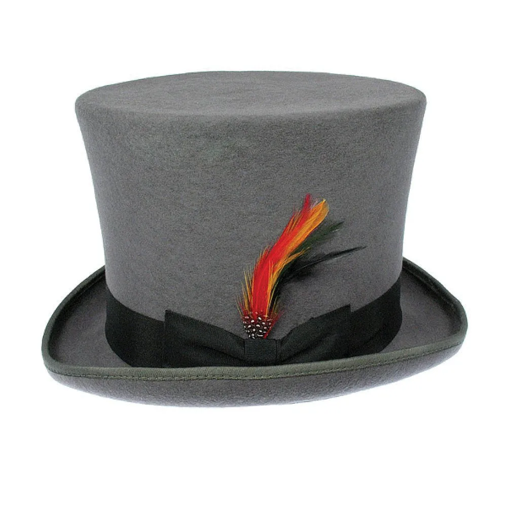 Victorian Top Hat - Grey