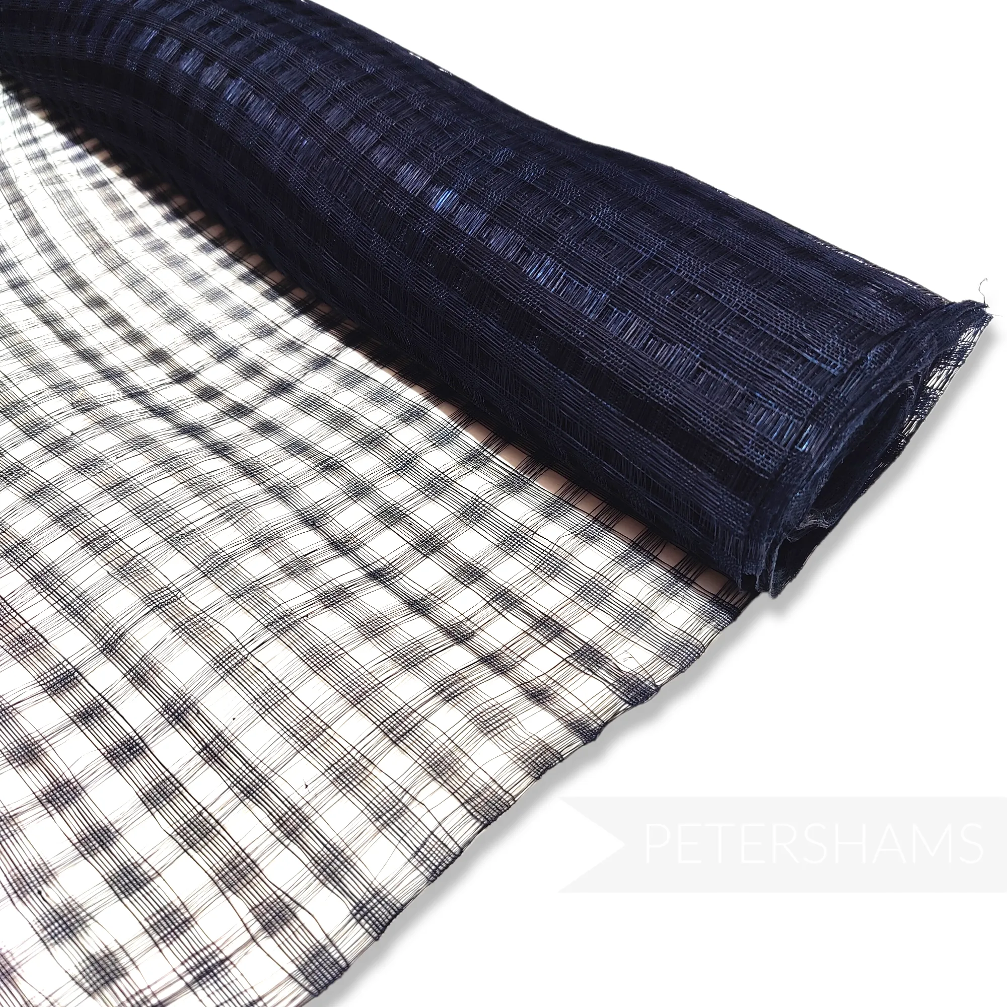 Vintage 1990's Basket Weave Sinamay Fabric - 1/2 metre