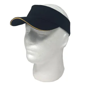 Washed Sandwich Cotton Visor Sun Hat Baseball Cap Bill Golf Tennis Summer Beach