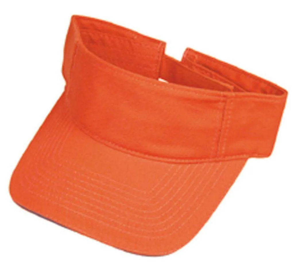 Washed Sandwich Cotton Visor Sun Hat Baseball Cap Bill Golf Tennis Summer Beach