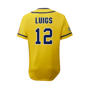 YOUTH Bananas Kyle Luigs #12 EvoShield Jersey - Yellow